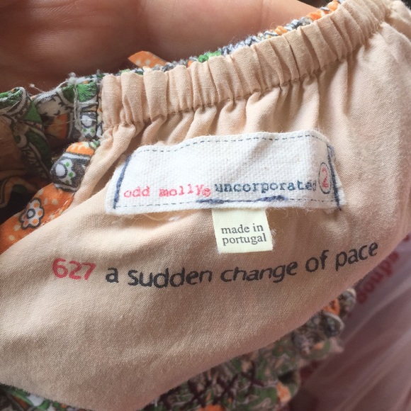 ANTHRO Odd Molly Boho Open-Back Halter Layer Dress - Picture 7 of 8